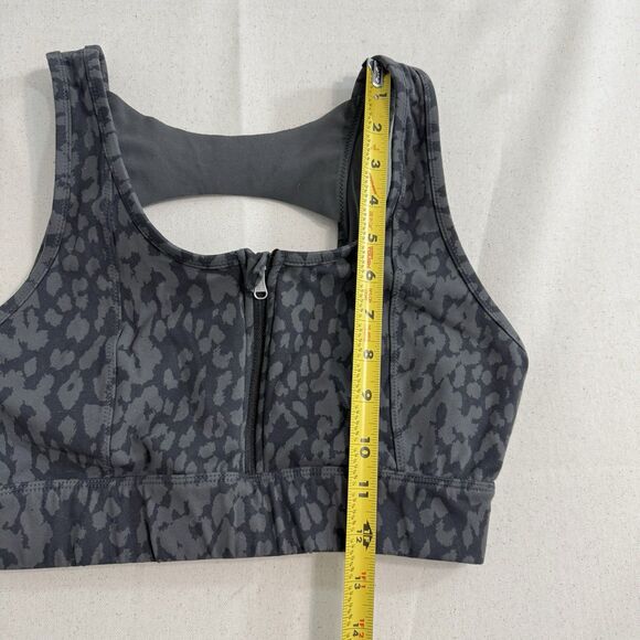Varley Let’s Go Fay Sports Bra Front Zip Closure Colour Shan Sz Medium *No Pads - Picture 5 of 7